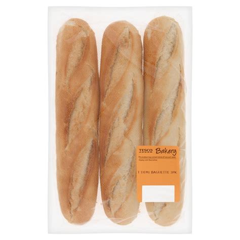 tesco demi baguette price